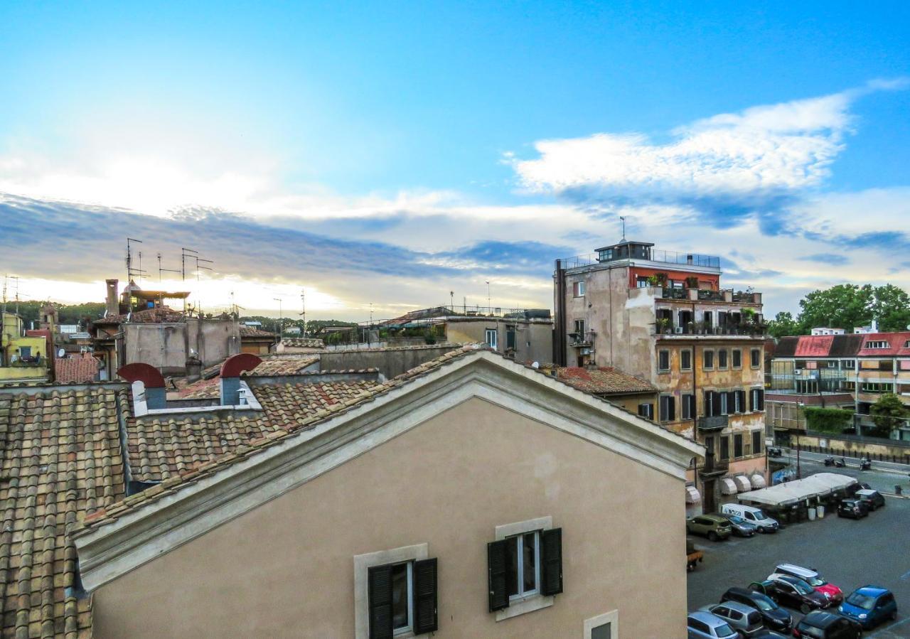 Mattia'S Penthouse - View Over Trastevere Roofs Roma Exterior foto